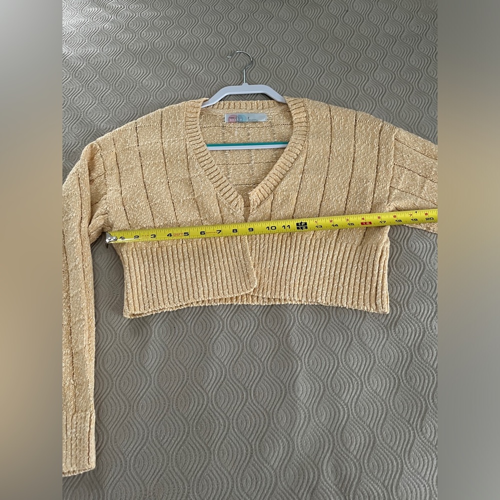 Free People Beach Declan romper and jacket in yellow ONLY size small - Picture 13 of 16